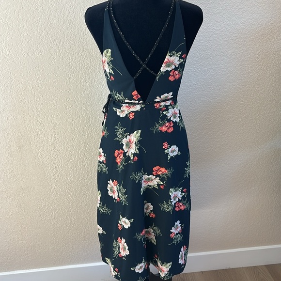 Topshop Floral Wrap Slip Dress 0018 - Picture 10 of 10